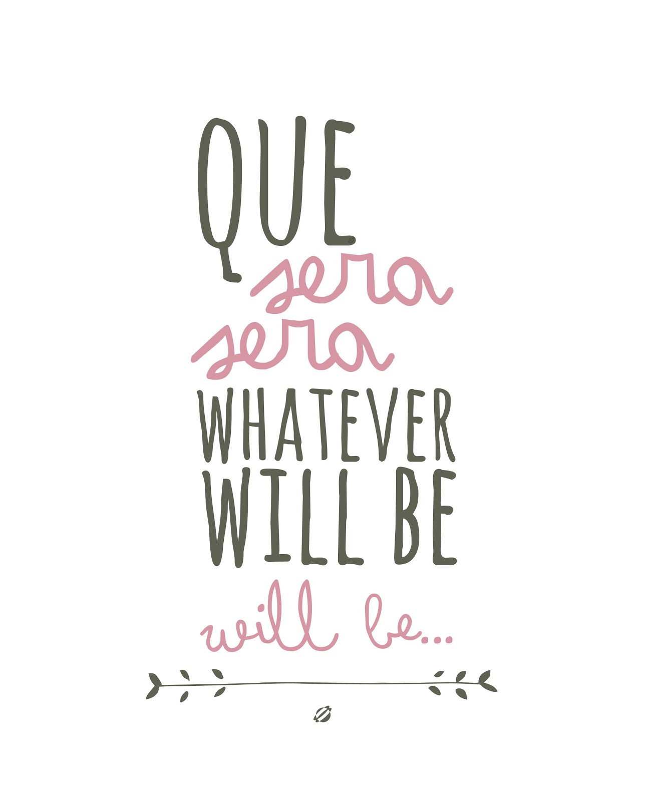 LostBumblebee Blog: Que Sera Sera...